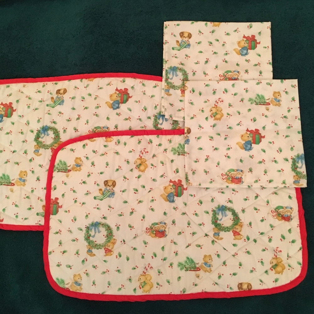 Christmas Placemats NWOT Handmade